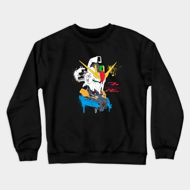 gundam Zeta Crewneck Sweatshirt by DAIMOTION